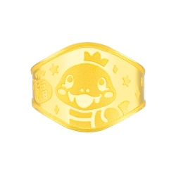 순금 뱀 돌반지 3.75g